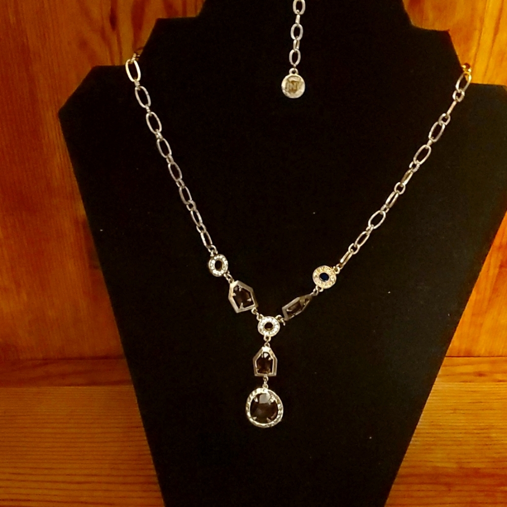 Jones new york rhinestone necklace